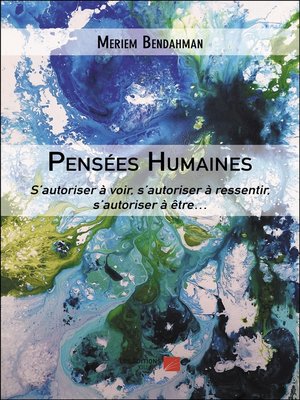 cover image of Pensées Humaines